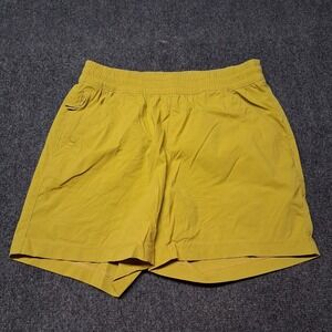 Duluth Trading AKHG Access Point Pull‎ On Shorts Size 4 Mustard Yellow